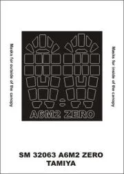 A6M2 Zero mask für Trumpter 1:32