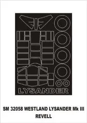 Lysander III mask für Revell 1:32
