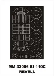 Bf 110C mask für Revell 1:32