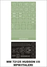 Hudson Mk.I/II maxi mask für MPM 1:72