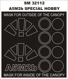 A5M2b Claude mini mask für Special Hobby 1:32