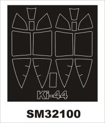 Ki-44 Shoki mask für Hasegawa 1:32