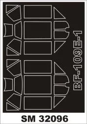 Bf 109E-1/3 Mask for Eduard 1:32