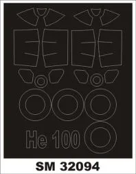 Heinkel He 100 mask für Special Hobby 1:32