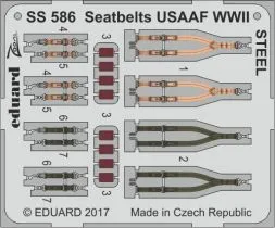 Seatbelts USAAF WWII STEEL 1:72