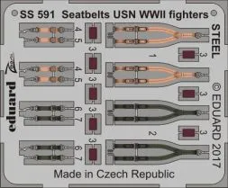 Seatbelts USN WWII fighters STEEL 1:72