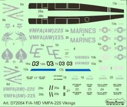 F/A-18D VMFA-225 Vikings 1:72