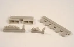 German WW I Flare Rockets and Accessories set 1:48