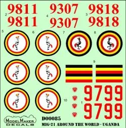 MiG-21 Around The World - Uganda 1:48