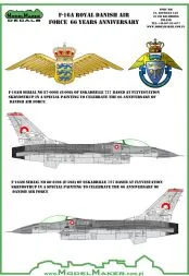 F-16A Royal Danish AF - 66 Years anniversary 1:48