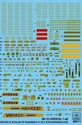 Mil Mi-24 Hungarian stencil 1:48