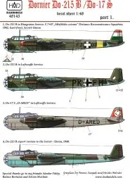 Dornier Do 215B/ Do 17S part.1 1:48