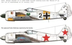 Fw 190A-4 - JG54 Black 2 & captured 1:48