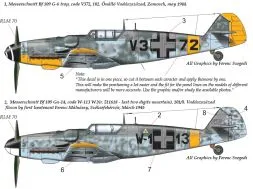 Bf 109G decal 1:48
