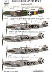 Bf 109B/D 1:72