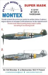 Bf 109F-4 super mask für Hasegawa part.3 1:32
