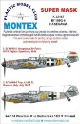 Bf 109G-6 super mask für Hasegawa part.1 1:32