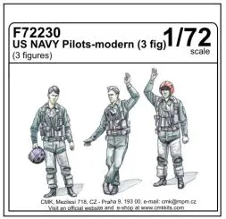 US NAVY Pilots modern 1:72