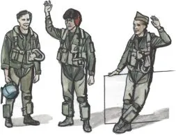 US modern jet pilots 1:72