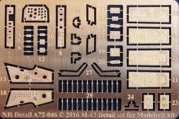 M-17 Detail Set for Modelsvit 1:72