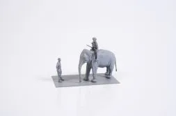 RAF Mechanic in India + Elephant with Mahout 1:72