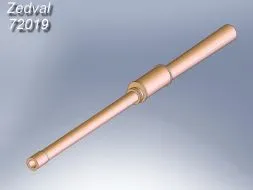 Leopard 1 105mm gun barrel L7A1/L7A3 1:72