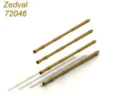 ZSU-23-4 "Shilka" 23mm gun barrels 2A10 1:72