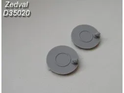 Fuel drums bottom T-72 1:35