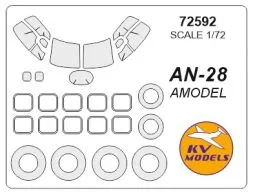 An-28 mask for Amodel 1:72