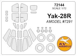 Yak-28R mask for Amodel 1:72