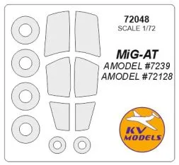 MiG-AT mask for Amodel 1:72