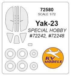 Yak-23 mask for Special Hobby 1:72