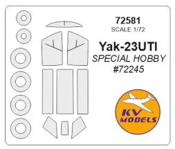 Yak-23UTI mask for Special Hobby 1:72