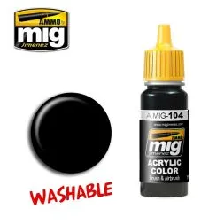 Black Washable - 17ml
