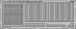 M40 55 mm gun - perforated platform for Tamiya 1:35