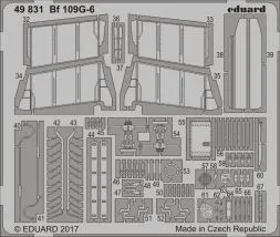 Bf 109G-6 P.E. for Zvezda 1:48