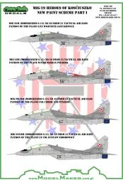 MiG-29 - Heroes of Kosciuszko (New Camo.) Part.I 1:72