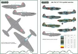 Yak-1/-3/-7/-9 in Polish service vol.1 1:72