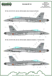 F/A-18 (EF-18) Spain standard markings & stencils 1:72