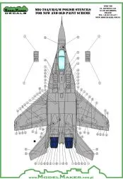 MiG-29 Fulcrum - Polish stencils 1:48