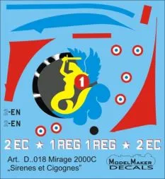 Mirage 2000C Sirenes et Cigognes 1:48