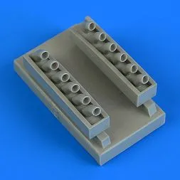 P-40B/C Warhawk exhaust for Bronco 1:48