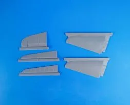 A6M5c Zero - tail Control Surfaces for Hasegawa 1:32