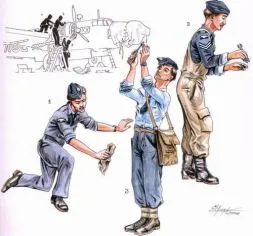 RAF mechanics for Wellington 1:72