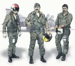 US pilots Vietnam war 1:72
