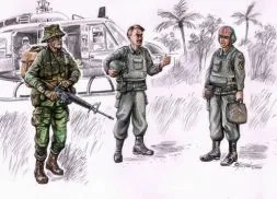 US Helicopter crew - Vietnam LRRP 1:72