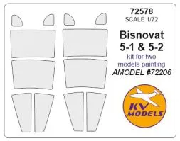 Bisnovat 5-1/ 5-2 mask for Amodel 1:72