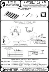 P-40 E - N - details set 1:32