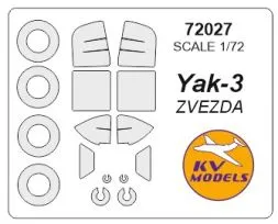 Yak-3 mask for Zvezda 1:72
