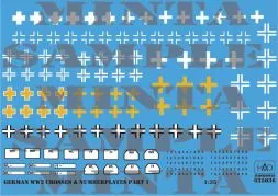 German WWII. Crosses and numberplates part.1 1:35